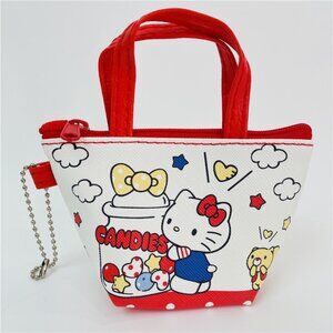 Sanrio Hello Kitty Holding Candy Jar Coin Mini Hand Bag
